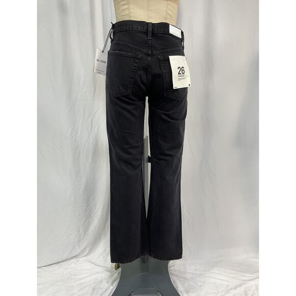 Re/Done Originals Black Cotton High Rise Loose Jeans Size 26 - NWT - Picture 3 of 5